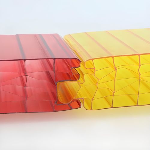 Latest company news about release new product:40mm red Polycarbonate plug-pattern sheet
