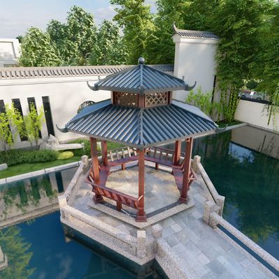 Good price Customizable Sturdy Aluminum Pavilion Combining Traditional And Modern Elements online