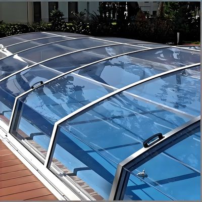 Good price 16mm Lightweight Flexible Polycarbonate Pool Enclosure Panel for Quick Indoor Pool Cover online
