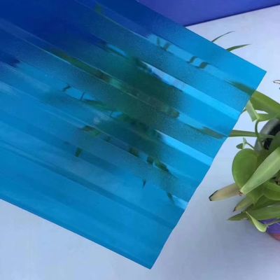 Good price Impact Resistant Thermal Insulating Plastic Polycarbonate Embossed Corrugated Sheet For Construction online