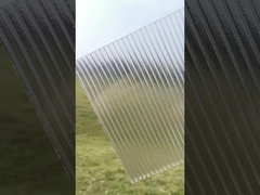 80%-95% Light Transmission Sun Sheets PC Embossed Sheets For Bus Station Shelter