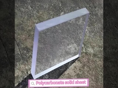 PC-122M Solid Polycarbonate Clear Sheet 1.5-15mm Thickness With RHOS Certification