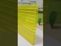 Yellow Polycarbonate hollow sheet