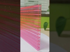 orange PC hollow sheet