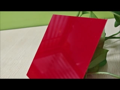 opaque red Polycarbonate solid sheet