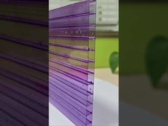  purple polycarbonate hollow sheet