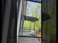  aluminum alloy frame grey polycarbonate roofing canopy 2