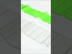 Apartment Roofing Polycarbonate Corrugated Sheet Virgin Material