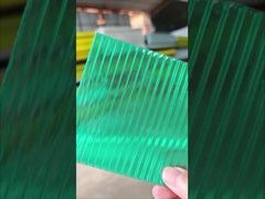 6mm Green Polycarbonate hollow sheet    