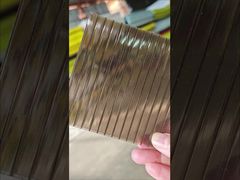6mm Bronze UV-Protected Polycarbonate Hollow Sheet 