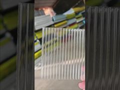 6mm Clear Polycarbonate Hollow Sheet Roofing with UV Protection