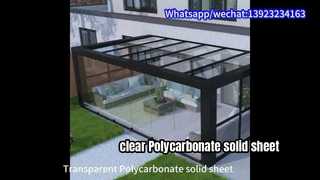 clear Polycarbonate solid sheet