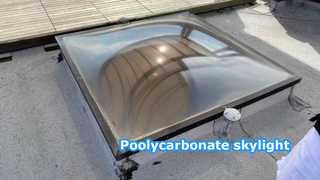 Polycarbonate skylight