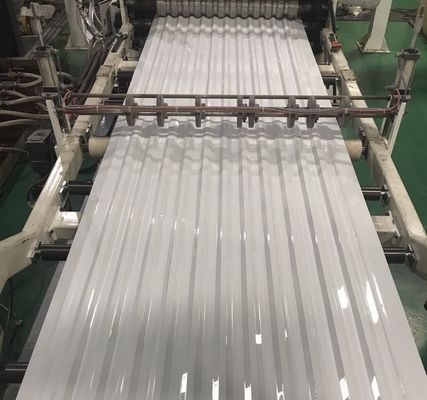 12%-95% Light Transmission PC Corrugated Sheet For Greenhouse