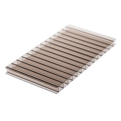 80%-95% Light Transmission Sun Sheets PC Embossed Sheets For Bus Station Shelter