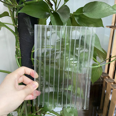 5mm Clear Twin Wall Polycarbonate Hollow Sheet 100% Virgin With UV Coating