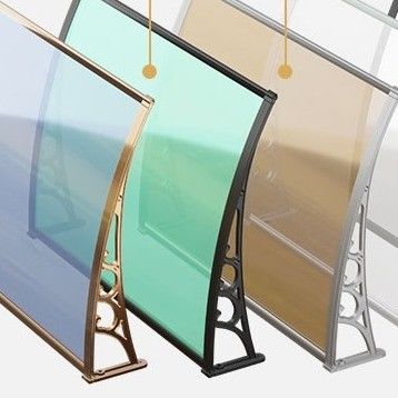 3mm-10mm Thickness Plastic PC PP Material Transparent Roofing Shed