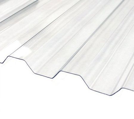 10mm Corrugated UV Roofing Panels For Greenhouse 100% Virgin Bayer