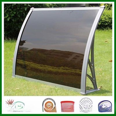 Self Clean Aluminum Canopy for Balcony Polycarbonate Shed Entry Front Door Canopy