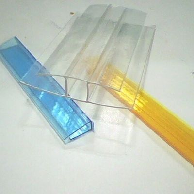 4mm 6mm 8mm 10mm Polycarbonate Profile H Connecter For Plate And Plank Connection