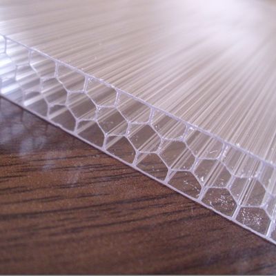 3mm-20mm Modern Design PC Multilayers Honeycomb Sheet For Architecture And Construction Against Heavy Rain