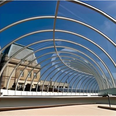 Impact Proof Polycarbonate Solid Sheets For Flexible Building Canopy Awning