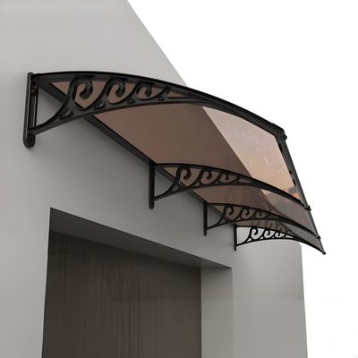 Wall Mounted Window Canopy with Temperature Variance Resistance and Aluminum Profile Frame