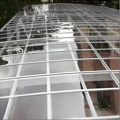 Weather Resistant 1.2g/Cm3 solid polycarbonate roofing sheets With Anti UV