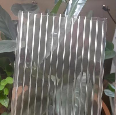 Clear Twin Wall Triple Wall Honeycomb PC Hollow Sheet For Skylight Greenhouse And Canopy