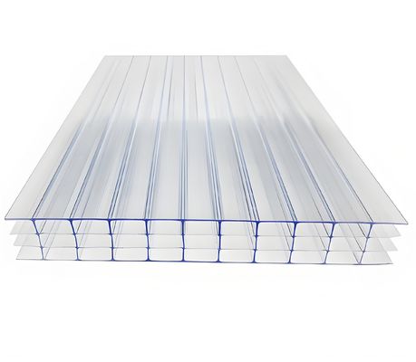 Four Layer Multiwall Polycarbonate PC Hollow Sheet For Soundproofing
