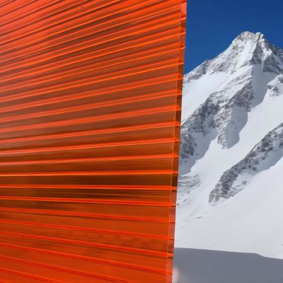 Colorful Excellent Weatherability Polycarbonate PC Hollow Sheet In 1220mm* 2100mm Size SGS RHOS Certified