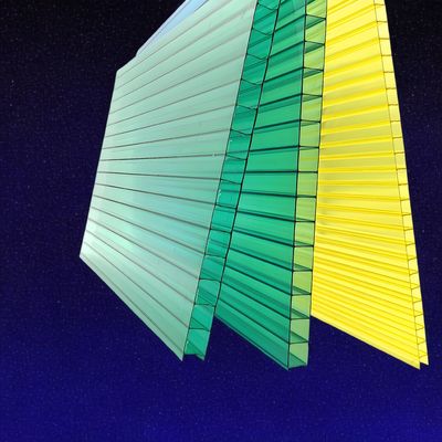 Lightweight Durable Multiwall Polycarbonate Sheet Roofing Materials