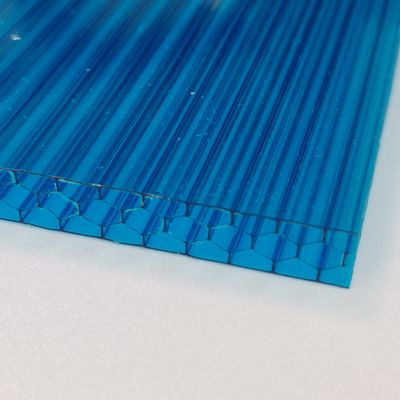 2.1m*5.8m thickness 10mm Blue Polycarbonate Honeycomb Sheet Versatile High-Performance Material for Structural and Decorative