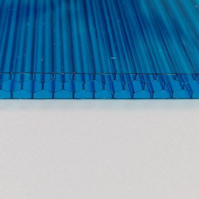 10mm Blue Polycarbonate Honeycomb Sheet Customizable Size And Color Options To Fit Project Needs