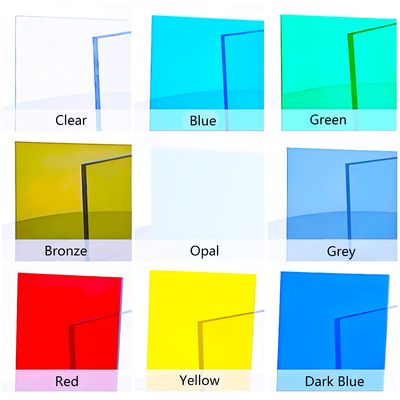 Colored 1.22m*2.44m Solid Plastic Polycarbonate Sheet