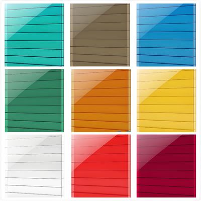 Customizable Plastic Clear Bronze Green Color Polycarbonate Sheet 2.1m*6m With Excellent Transparency And UV Resistance