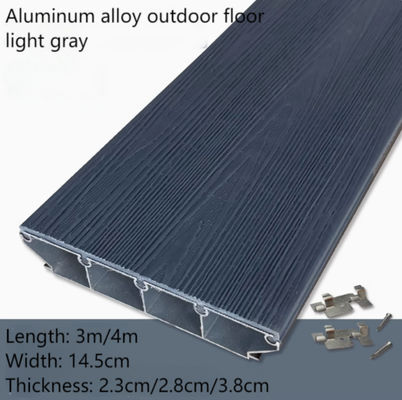 Slip Resistant Long Lasting TPE Coated Aluminum Alloy Flooring For Outdoor Walkways Ramps