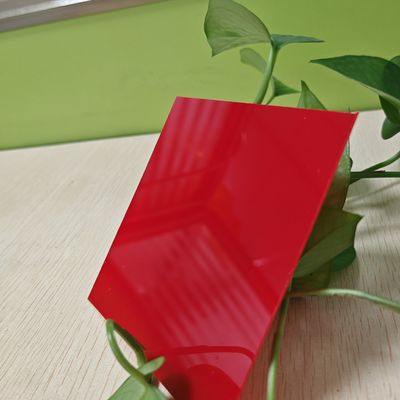 Opaque Translucent Red Polycarbonate Solid Sheet With Optional UV Coating Long-Lasting Durability And Weather Resistance For Lightbox