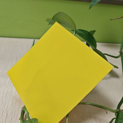 UV Protected Translucent Yellow Polycarbonate Solid Sheet For Long-Lasting Color And Weather Resistance Lightbox