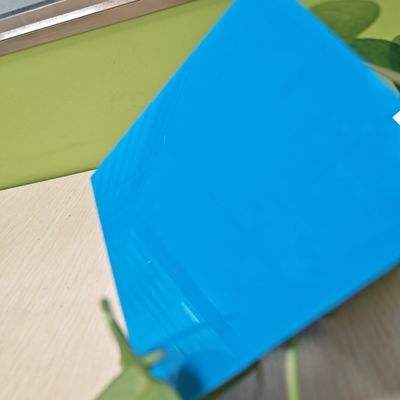 Opaque Blue Polycarbonate Solid Sheet 1mm-20mm High Impact Resistance
