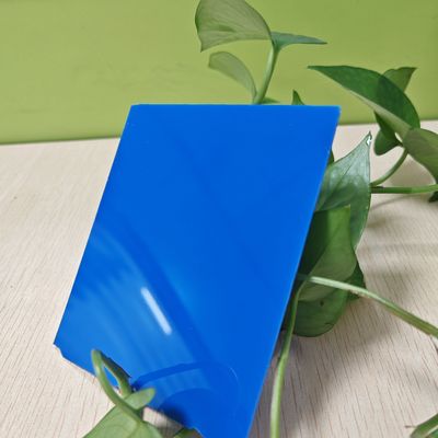 Opaque Blue Polycarbonate Solid Sheet For Easy Handling And Installation With Lightweight Design
