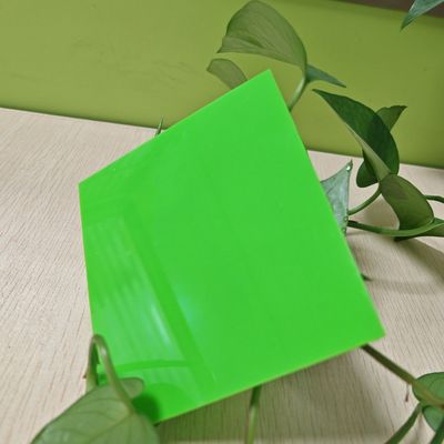 Opaque Green Polycarbonate Solid Sheet High Strength Non-Transparent 100% Virgin Material