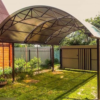 UV-Protected Polycarbonate Hollow Sheet Canopy for Durable Roofing Solutions