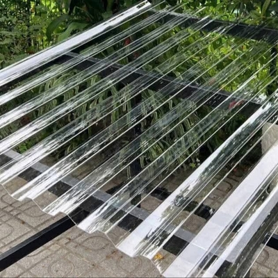 High Impact Resistance Plastic Polycarbonate corrugated Sheet for Roof and Wall Building Materials Weather Resistant