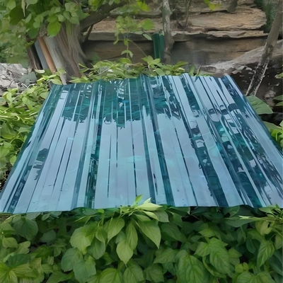 Blue 0.8mm to 2.8mm High-Temperature Resistant Plastic Polycarbonate corruagted Sheet tile for Extreme Environments roofing