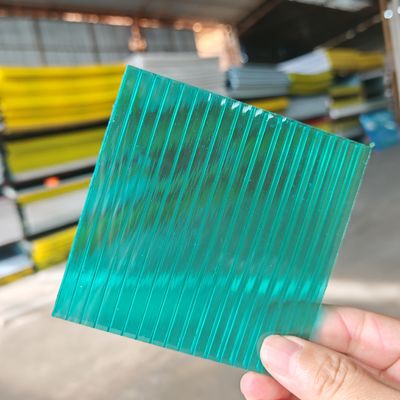 Awning Canopy Roofing 6mm green PC Board 2.1*5.8m for Customer Requirements