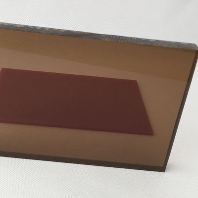 Fire Retardancy Rated B1 According To GB8624-1997 3mm bronze Polycarbonate Sheet with 2100mm Width