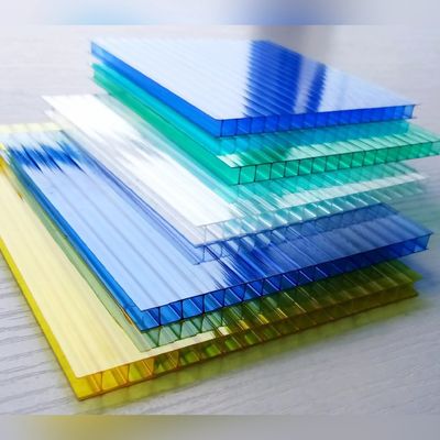 Twin-wall 4mm to 20mm Lightweight and Durable Plastic Polycarbonate PC Hollow Sheet for High-Performance Covering System