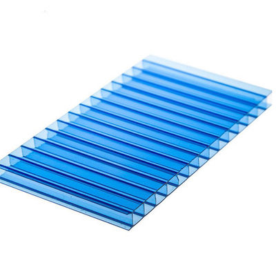 Good price 6mm to 10mm Blue Polycarbonate Sheet with Multi-Wall Structure for UV Protection and Diffused and Pleasant Ambient Illumination online