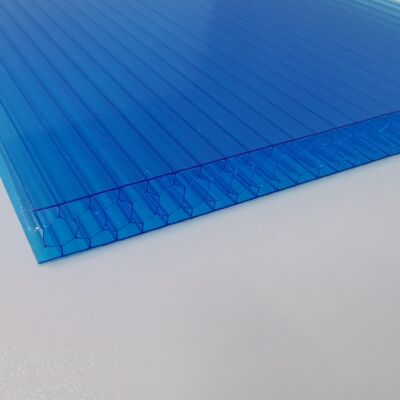 Good price Innovative Blue Plastic 6mm to 16mm Polycarbonate Sheet Featuring Honeycomb Core   Lightweight and Impact Resistant Panels for Roofing Canopy And Awning online